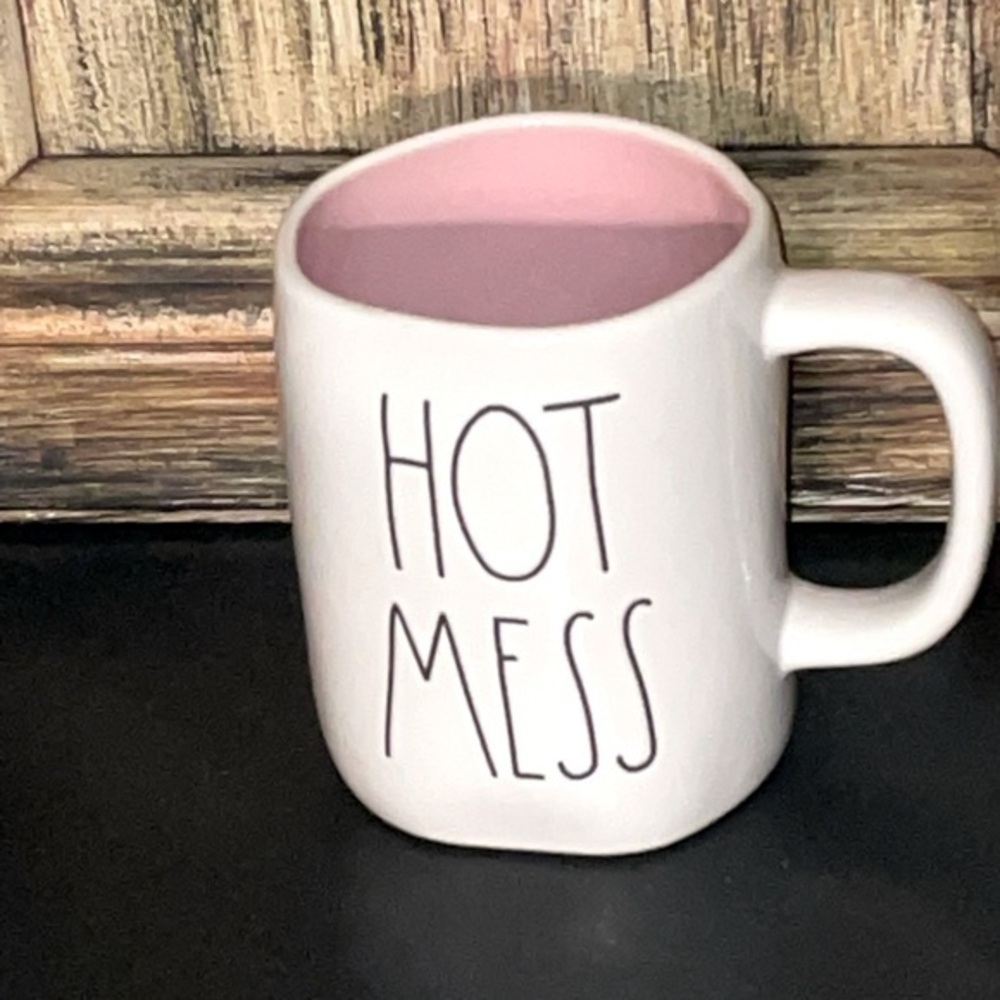 Rae Dunn HOT MESS Coffee Mug / Cup